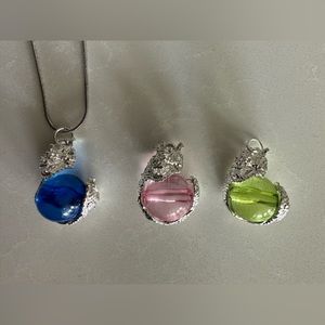 marble dragon pendent.